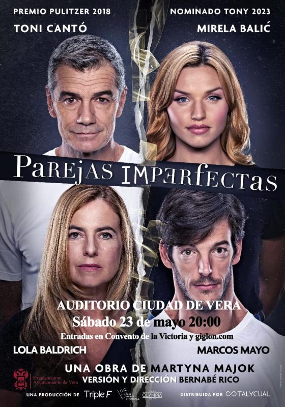 PAREJAS IMPERFECTAS. Toni Cantó, Lola Baldrich, Marcos Mayo y Mirela Balic