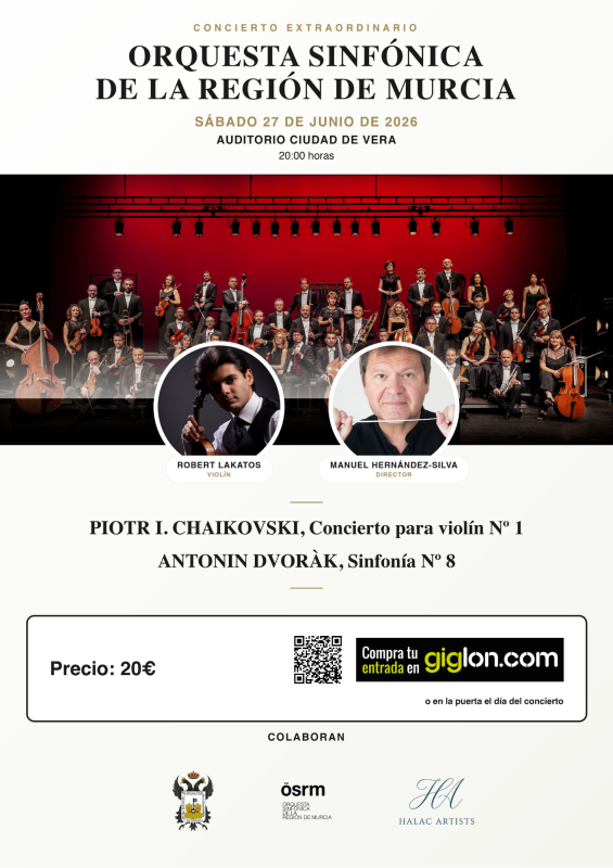 CONCIERTO ORQUESTA SINFÓNICA REGIÓN DE MURCIA