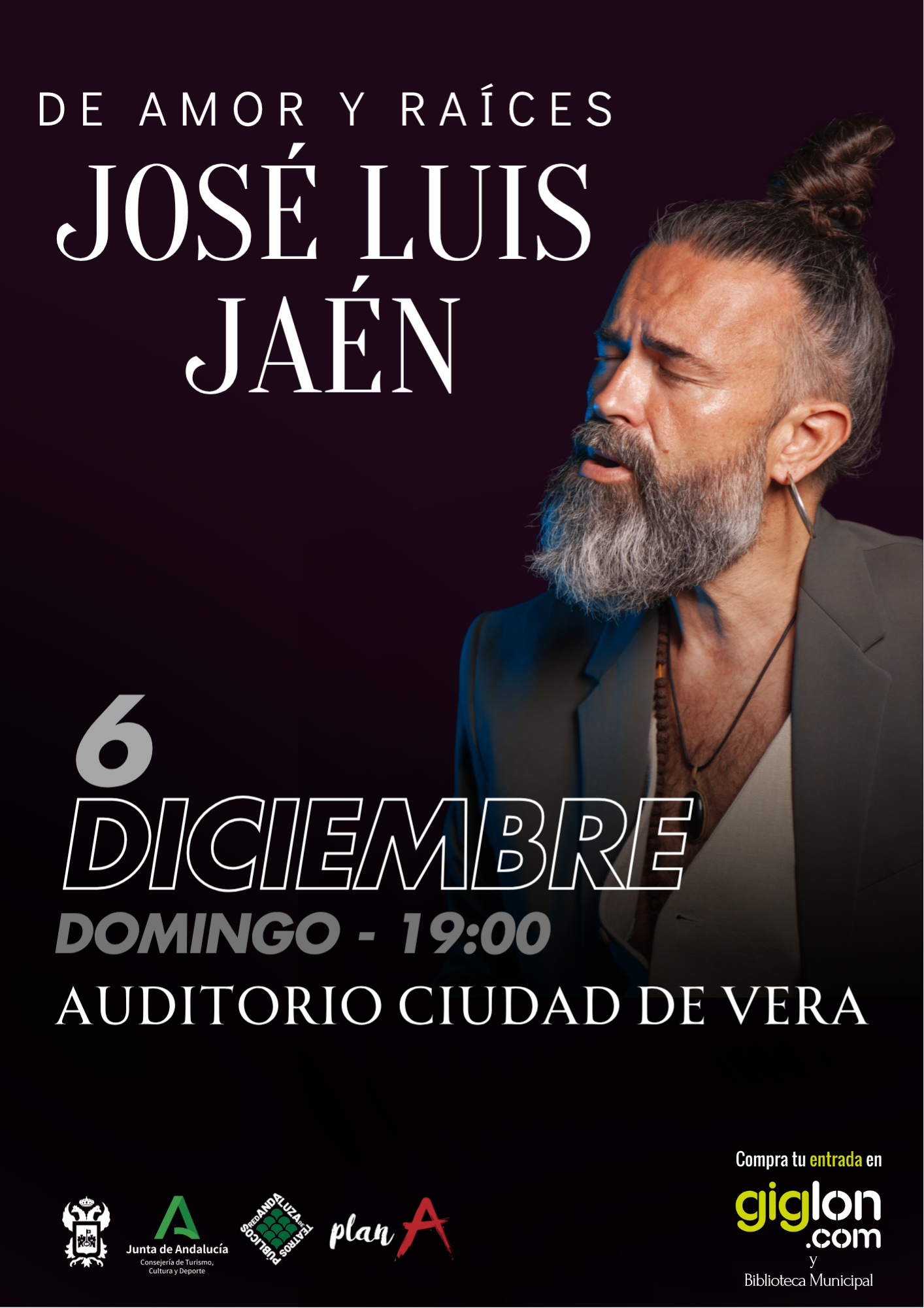 DE AMOR Y RAICES, concierto JOSÉ LUIS JAÉN